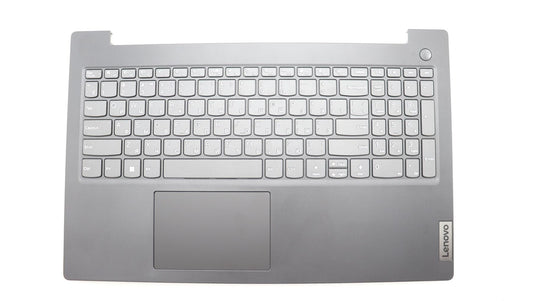 Lenovo V15 G4 IRU Palmrest Cover Touchpad Keyboard Russian Grey 5CB1L67789