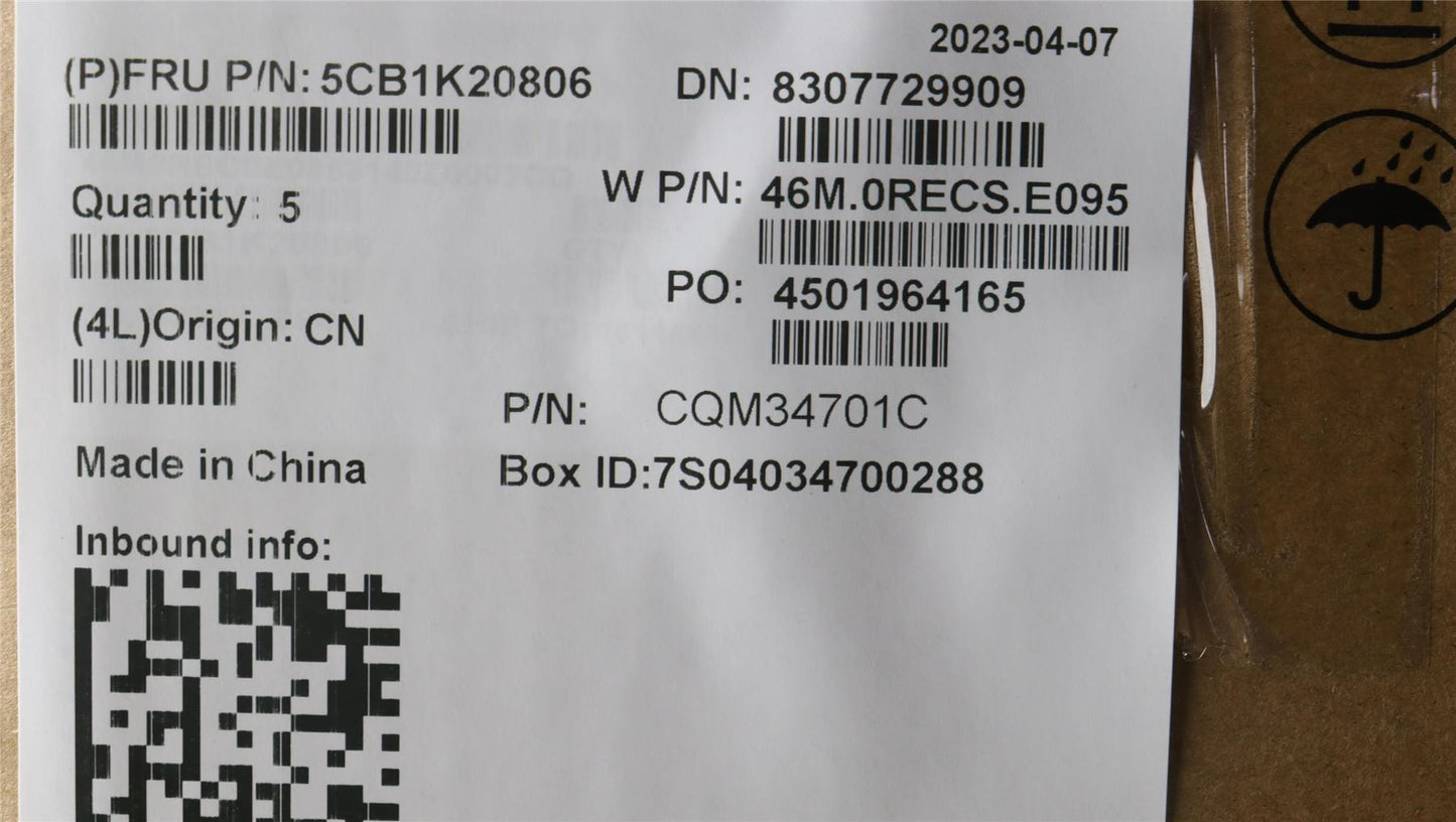 Lenovo COVER Upper Case ASM_BEL W82XX AG BL 5CB1K20806