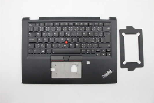 Lenovo Yoga X390 Tastatur-Handballenauflage, obere Abdeckung, slowakische schwarze Hintergrundbeleuchtung, 02HL654