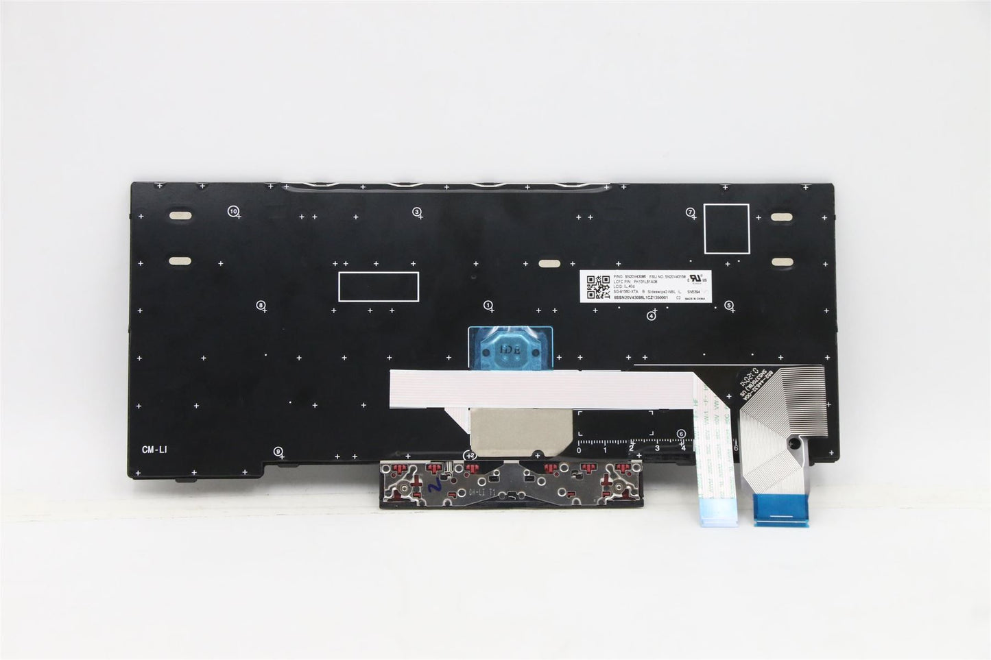 Lenovo ThinkPad L13 2 X13 Keyboard Hebrew Black 5N20V43158
