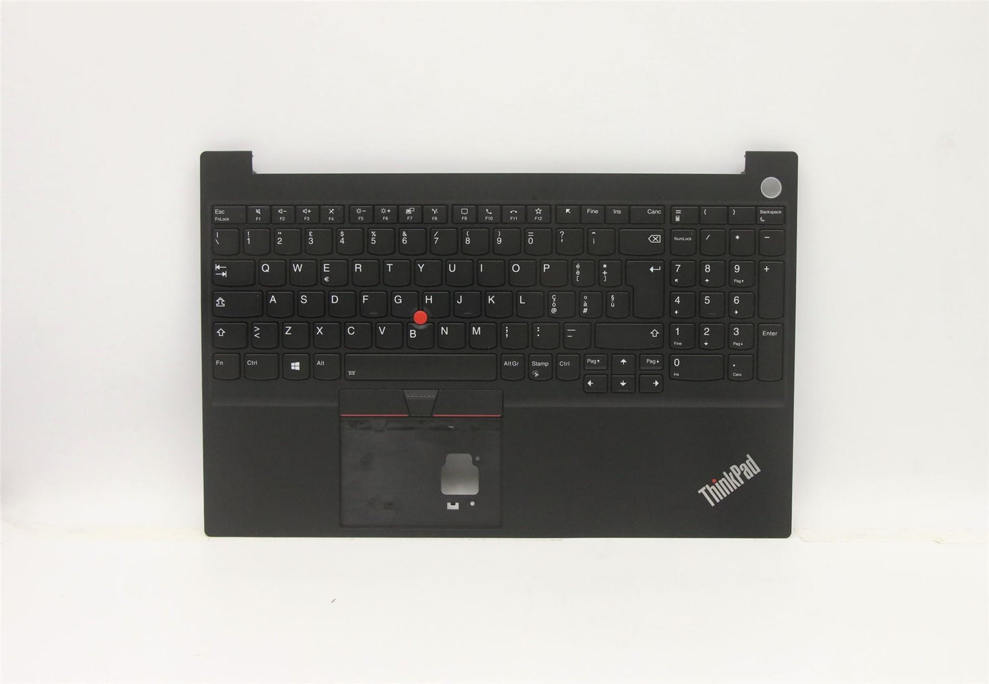 Lenovo ThinkPad E15 2 Keyboard Palmrest Top Cover Italian Black 5M11A36314