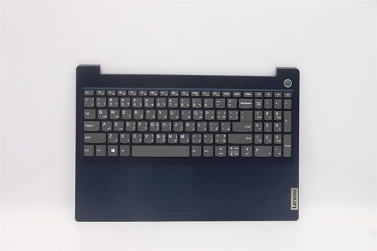 Lenovo IdeaPad 3 15ADA05 Palmrest Cover Touchpad Keyboard Arabic Blue 5CB1D02012