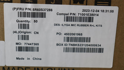 Lenovo RUBBER MIC rubber C 83FD R+L 10pcs 5R60S37286