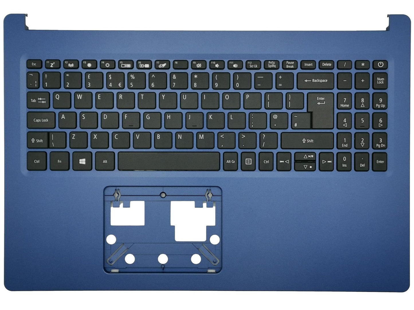 Acer Aspire A315-55G Palmrest Cover Keyboard UK Blue 6B.HG2N7.031