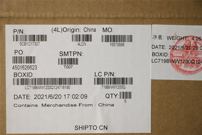 Lenovo Legion 7-16ACHg6 Palmrest Cover Touchpad Keyboard Slovenian 5CB1C17327