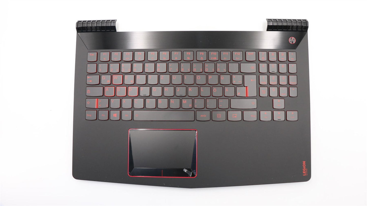 Lenovo Legion Y520-15IKBM Keyboard Palmrest Top Cover German Black 5CB0P24361