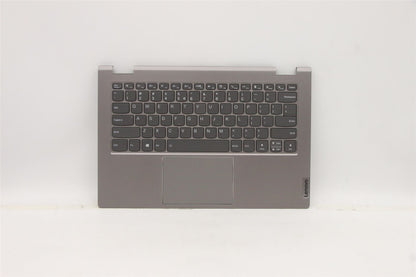 Lenovo Yoga 14s Palmrest Touchpad Cover Keyboard US Europe Grey 5CB1C90962