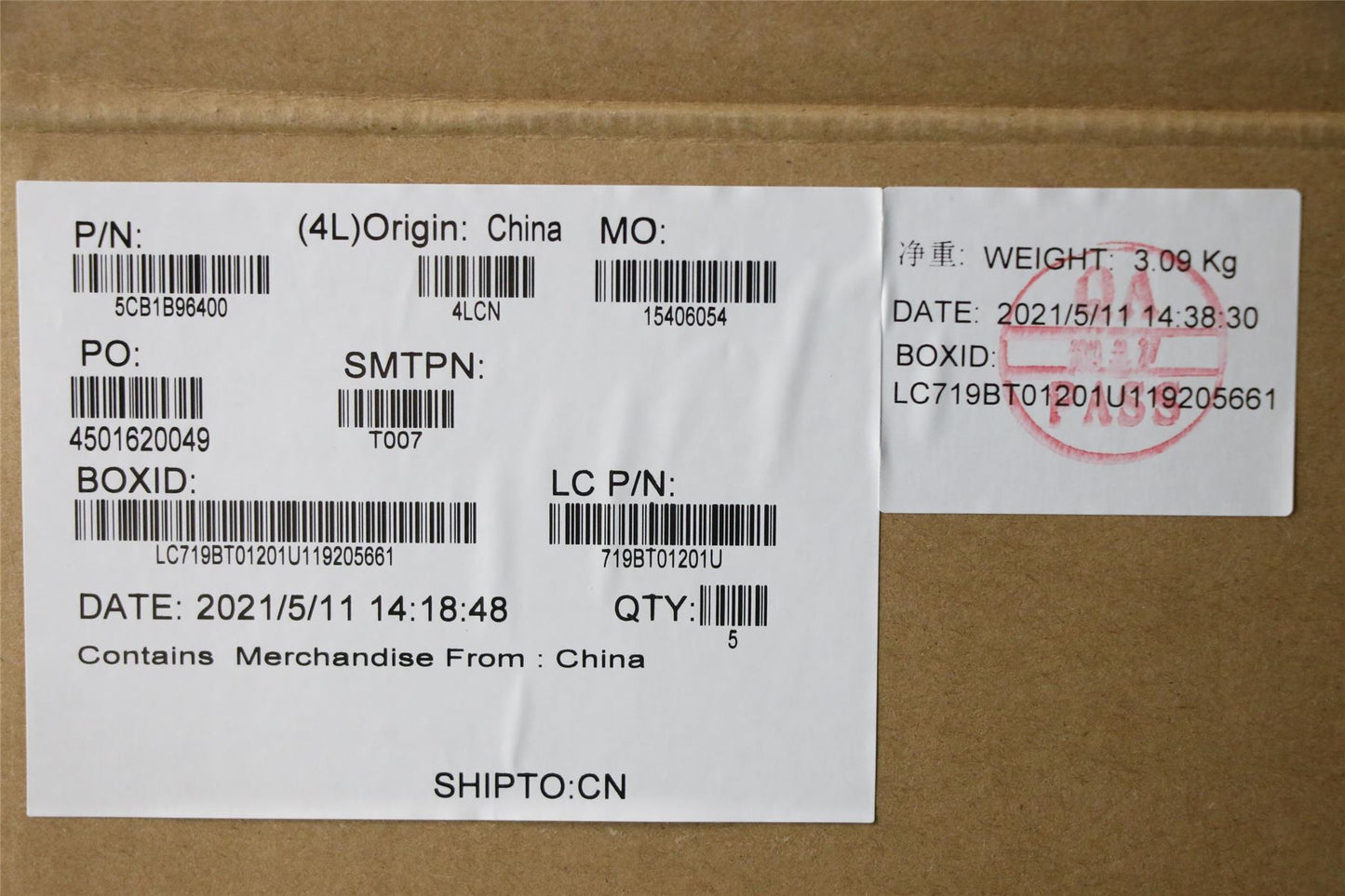 Lenovo Upper Case ASM_SWS L82KA BK 5CB1B96400