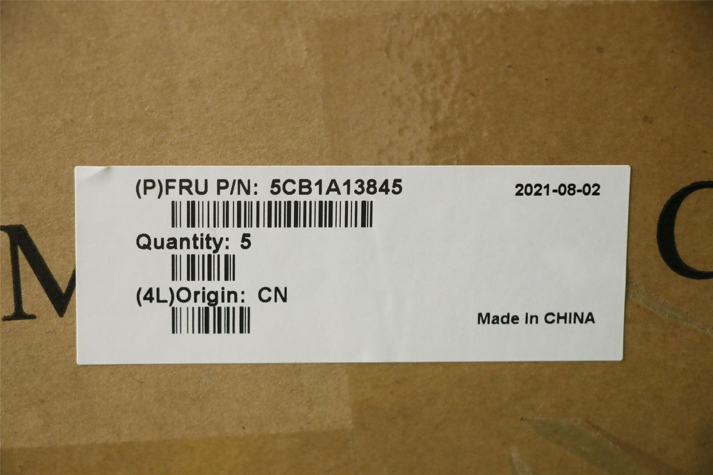 Lenovo IdeaPad 5-14ARE05 Palmrest Cover Touchpad Keyboard Black 5CB1A13845