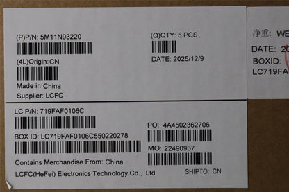 Lenovo MECH_ASM BL KB BK WW SWE/FIN PMX 5M11N93220