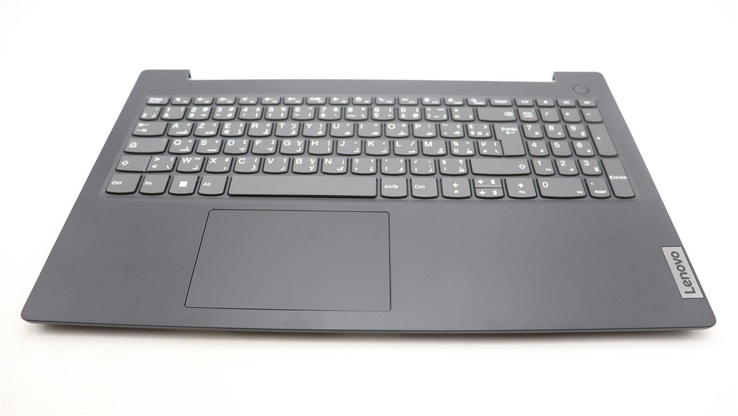 Lenovo V15 G4 IRU Palmrest Cover Touchpad Keyboard French Arabic Grey 5CB1L67775