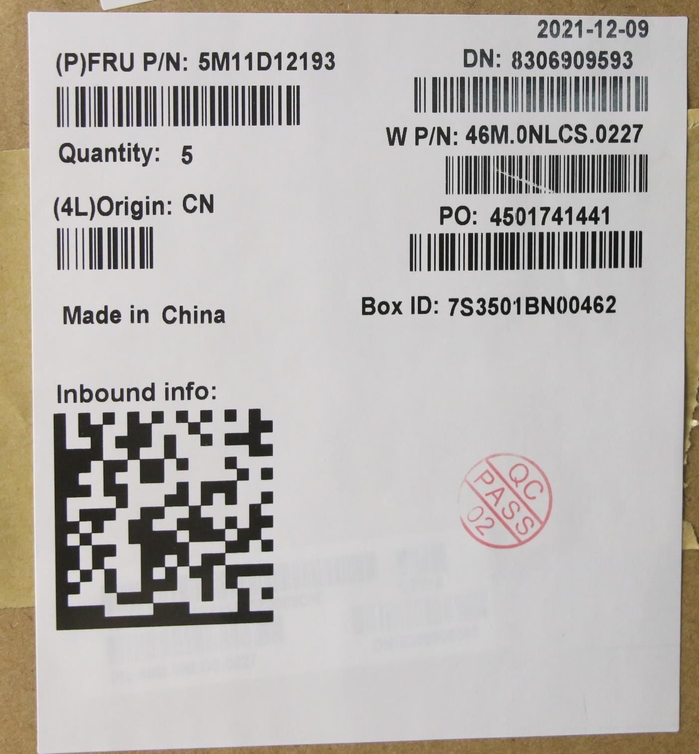 Lenovo WW C-Cvr+ITA KB ASM,CHY 5M11D12191