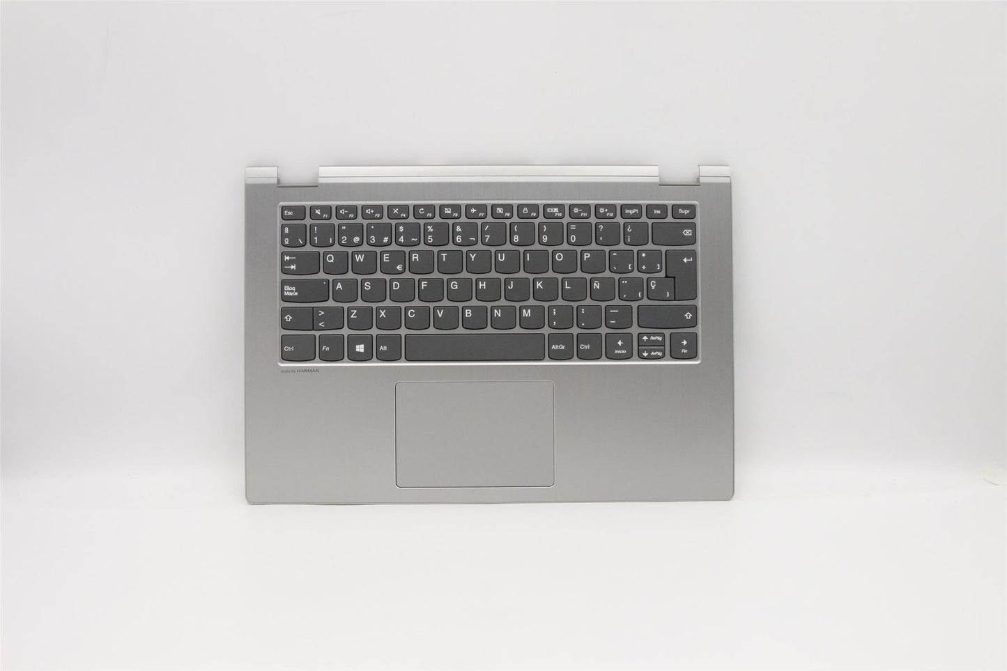 Lenovo Yoga 530-14IKB Keyboard Palmrest Top Cover Spanish Silver 5CB0R08880