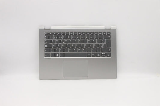 Lenovo Yoga 530-14IKB Keyboard Palmrest Top Cover Spanish Silver 5CB0R08880