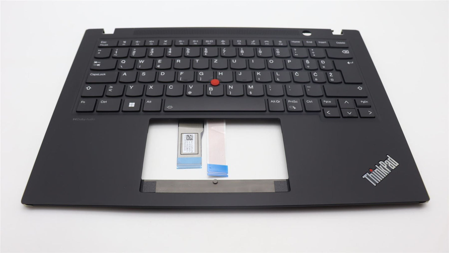 Lenovo ThinkPad T14s Gen 4 Palmrest Cover Keyboard Slovenian Black 5M11L92908