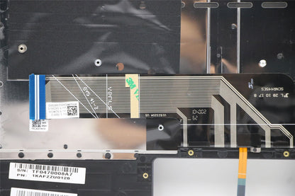 Lenovo IdeaPad 7-14ITL05 7-14ITL05 Palmrest Cover Keyboard US Europe Blue 5CB1B02812