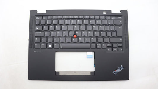 Lenovo ThinkPad X13 Gen 4 Keyboard Palmrest Top Cover Black Backlit 5M11L64084