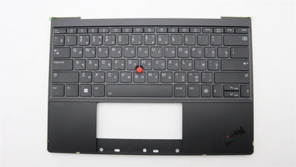 Lenovo ThinkPad Z13 Gen 1 Keyboard Palmrest Top Cover Russian Black 5M11H94947