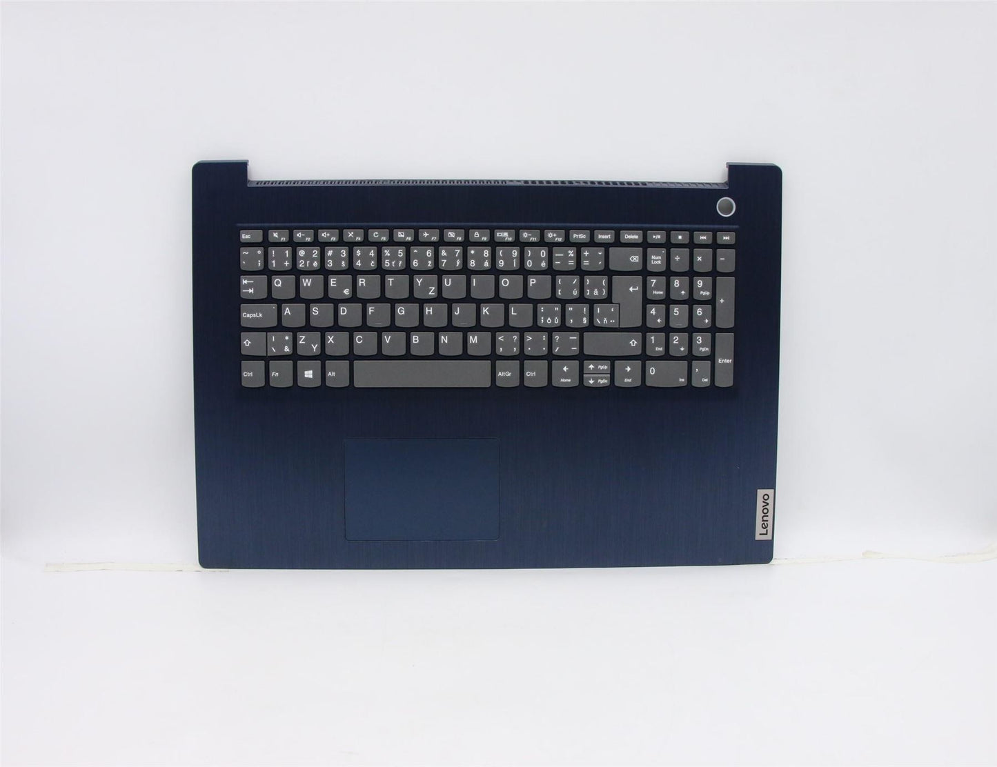 Lenovo IdeaPad 3-17ARE05 Palmrest Cover Touchpad Keyboard Blue 5CB0X56830