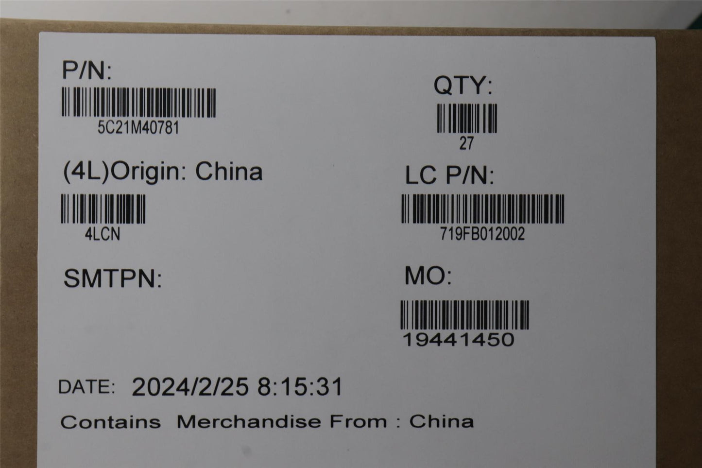 Lenovo CS24 Y4 5M IR 2MIC AVC 5C21M40781