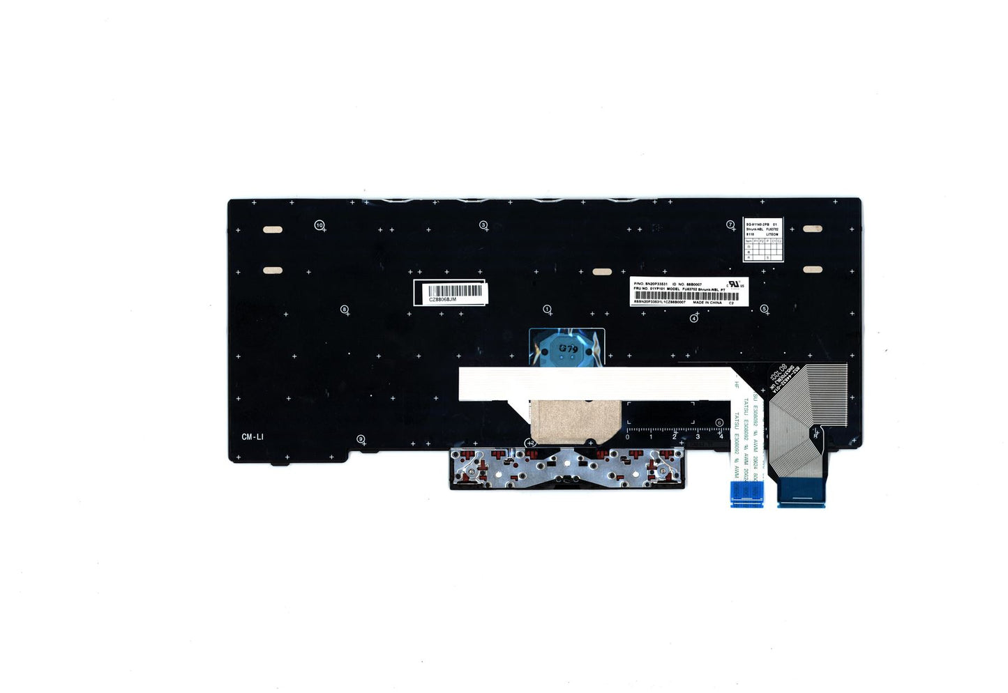 Lenovo ThinkPad X280 A285 X390 X395 L13 Keyboard Portuguese Black 01YP101