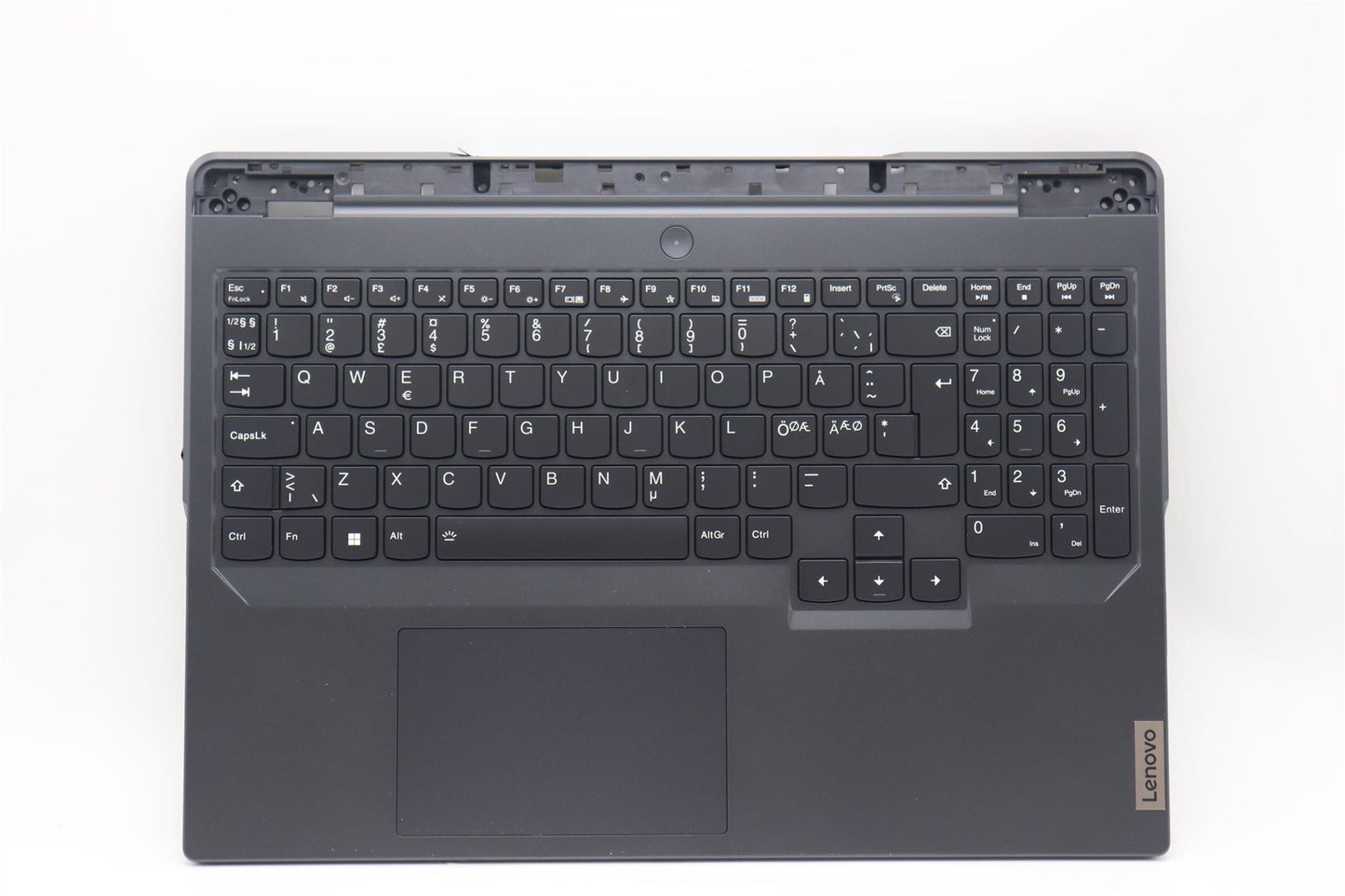 Lenovo Legion 5 16ARX8 Palmrest Cover Touchpad Keyboard Nordic 5CB1L54669