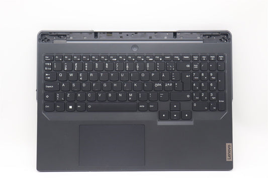 Lenovo Legion 5 16ARX8 Palmrest Cover Touchpad Keyboard Nordic 5CB1L54669