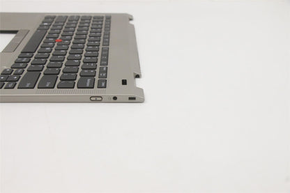 Lenovo ThinkPad X1 Keyboard Palmrest Top Cover US Grey Backlit 5M11B59843