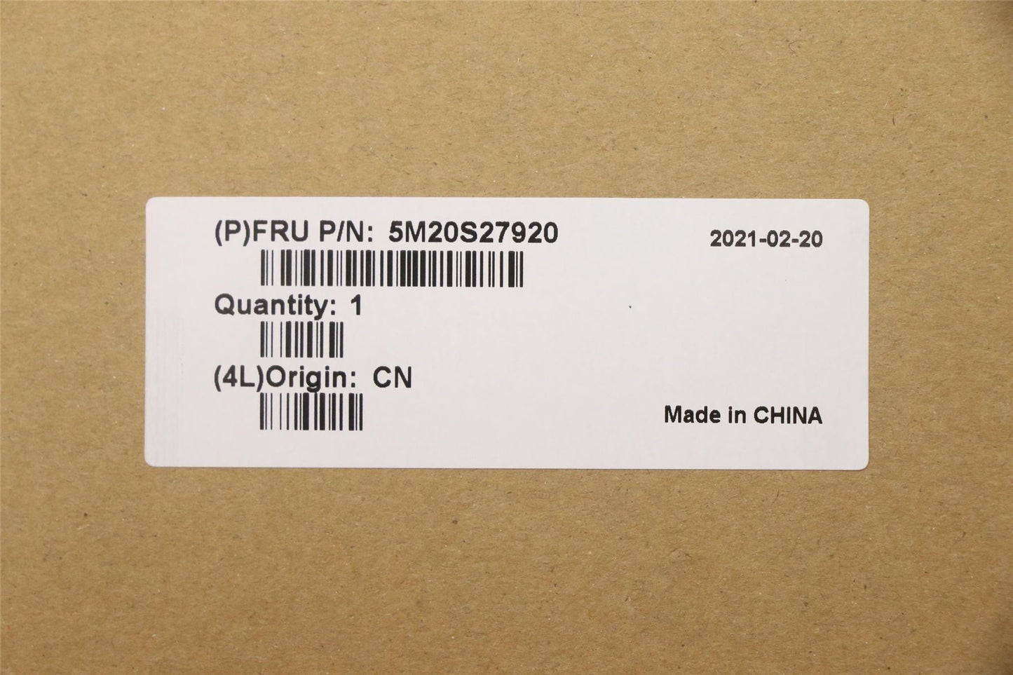 Lenovo 5M20S27920 MECHANICAL Lens Light Guide C 20VG forFP