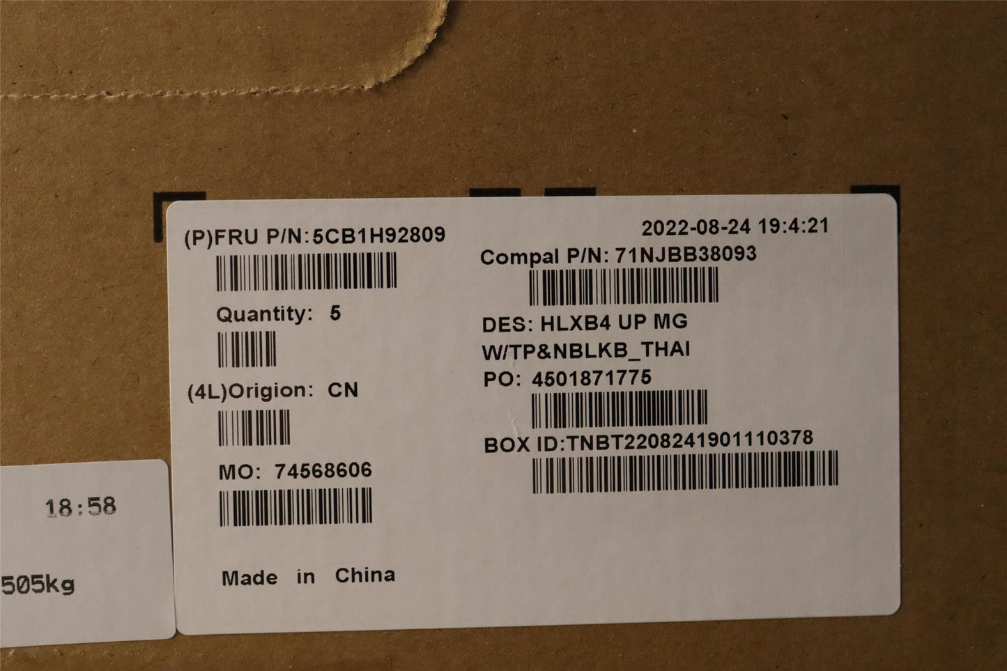 Lenovo Upper Case ASM_THAI C21DK MGNBL 5CB1H92809