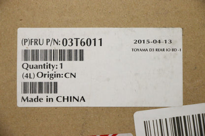 Lenovo FRU, Rear I/O Board 03T6011