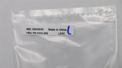 Lenovo LABEL FRU System LABEL KIT Black 02DL985