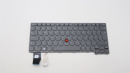 Lenovo ThinkPad L13 4 Keyboard UK Europe Grey Backlit 5N21H77294