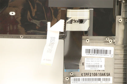 Lenovo IdeaPad 720 13IKB Keyboard Palmrest Top Cover Nordic Silver 5CB0N67935