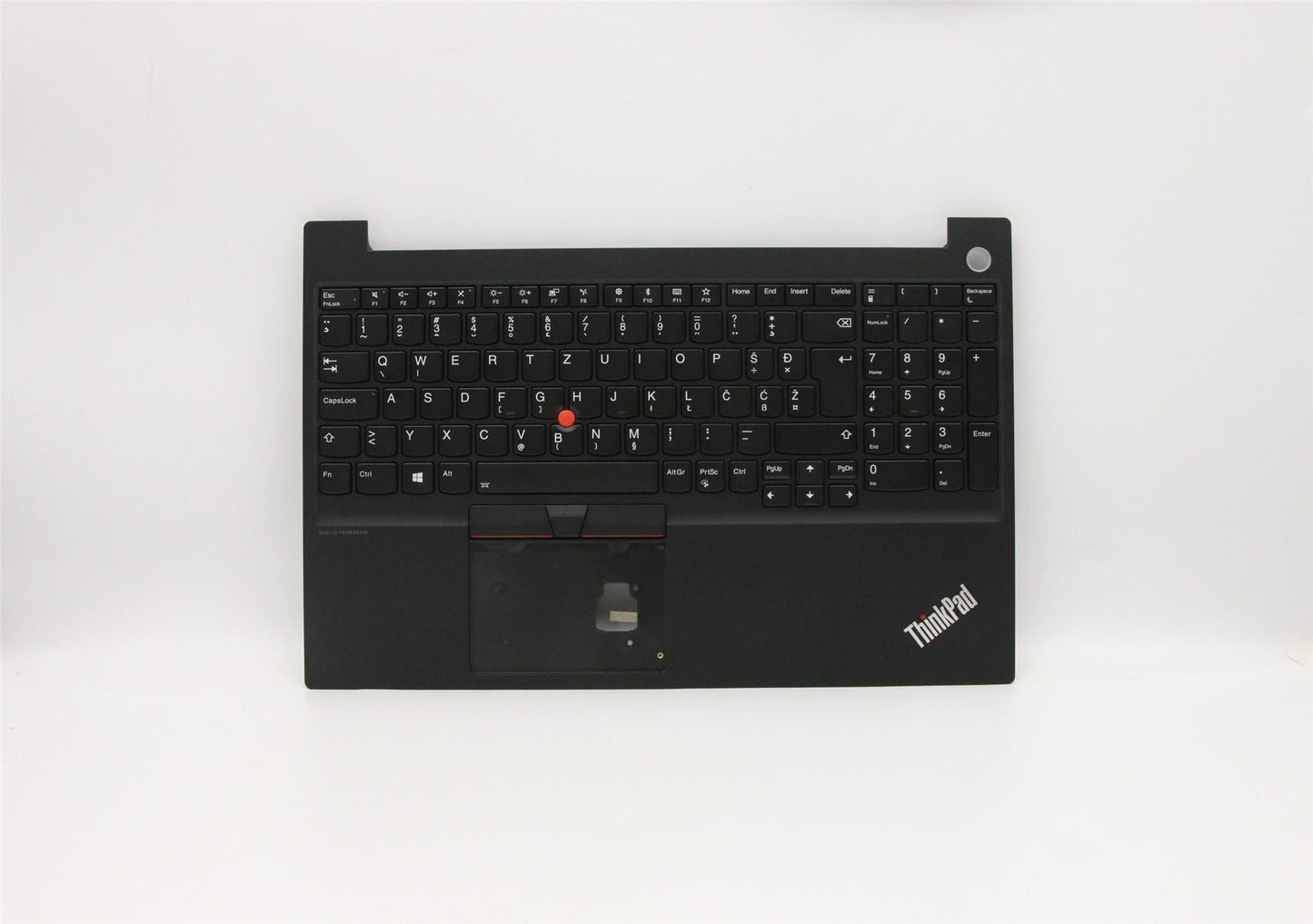 Lenovo ThinkPad E15 Keyboard Palmrest Top Cover Slovenian Black Backlit 5M10V16912