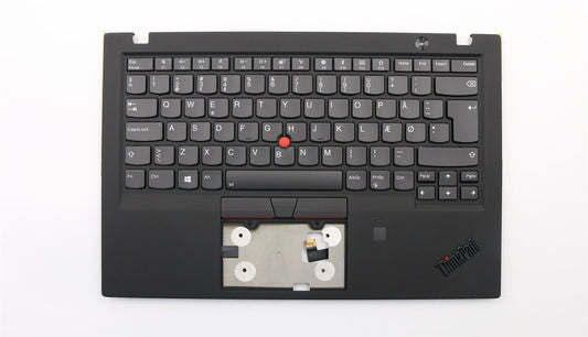 Lenovo Carbon X1 6ème clavier repose-mains couvercle supérieur danois noir rétroéclairé 01YR608