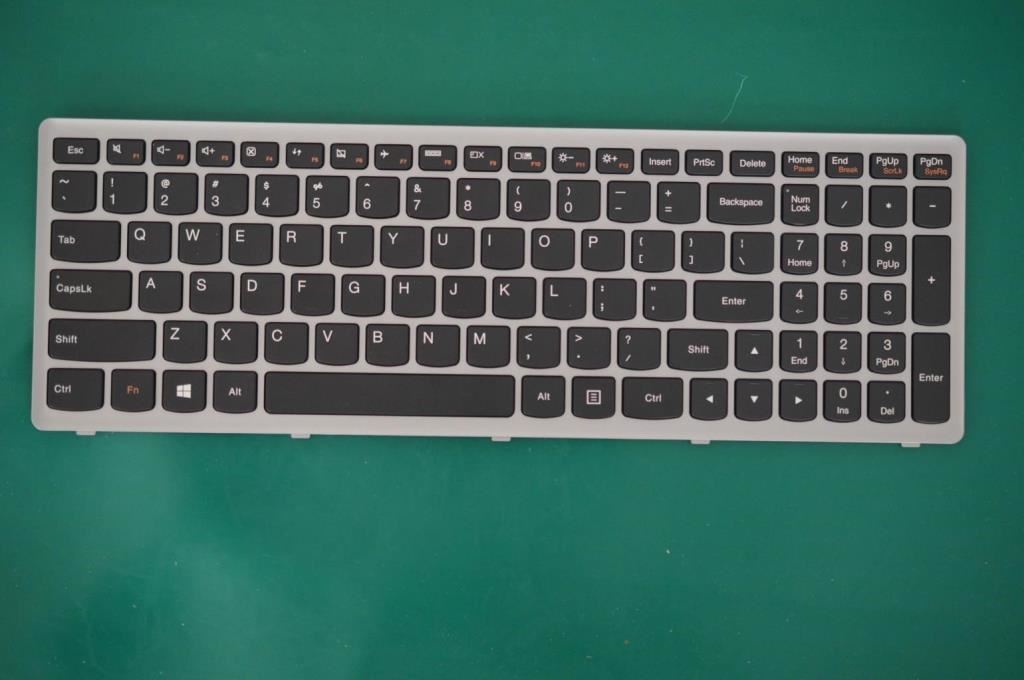 Lenovo T6E1-CCY-US-BlackKeySilverF-KBD US English Keyboard 25213591