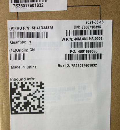 Lenovo ThinkPad P1 Gen 4 Thermal Heatsink Cooling Fan 5H41D34325