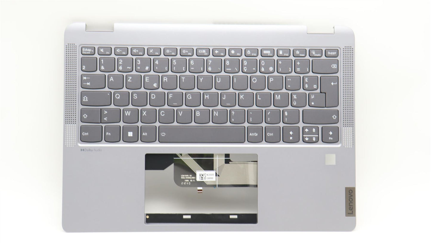 Lenovo IdeaPad 5 14ABR8 Keyboard Palmrest Top Cover French Backlit 5CB1K20797