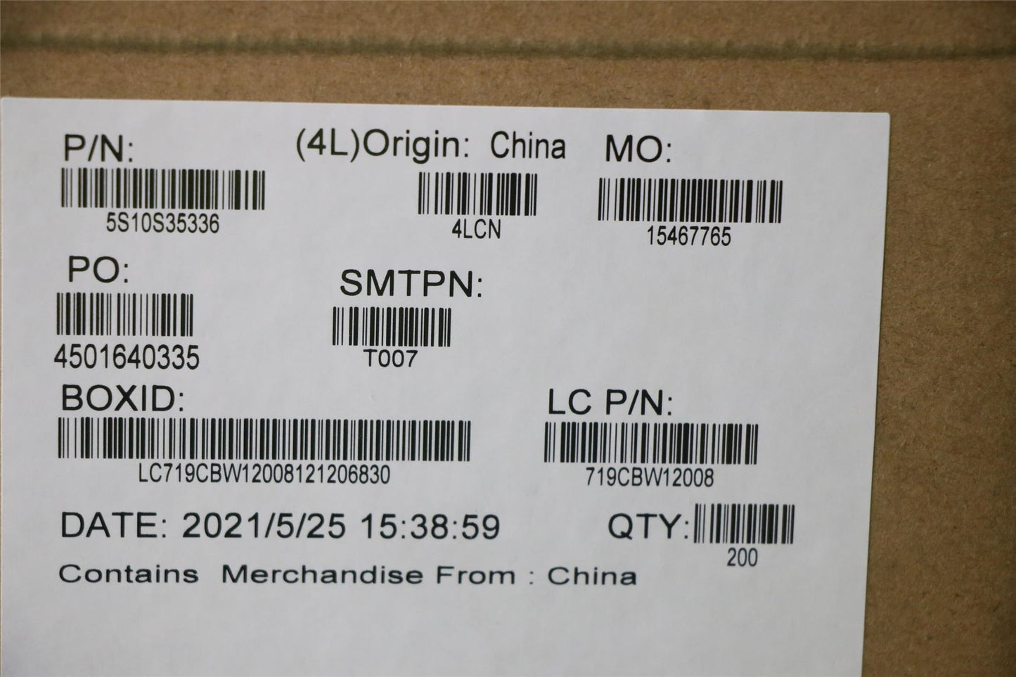 Lenovo 5S10S35336 SCREW Screw L 82M7M2D3.0LK4.0D0.5T