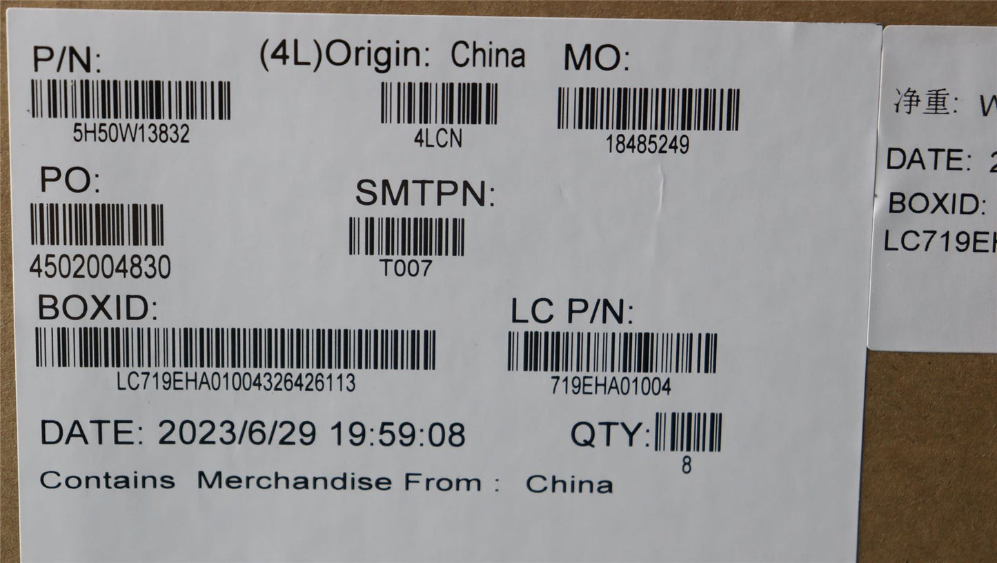 Lenovo HINGE ACCY KITS HINGE PC FHD FSD KX3B0 5H50W13832
