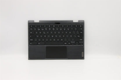 Lenovo Chromebook 500e 2nd Keyboard Palmrest Top Cover Spanish Black 5CB0T79595