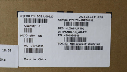 Lenovo ThinkBook 15 G4 IAP Palmrest Cover Touchpad Keyboard Grey 5CB1J09320