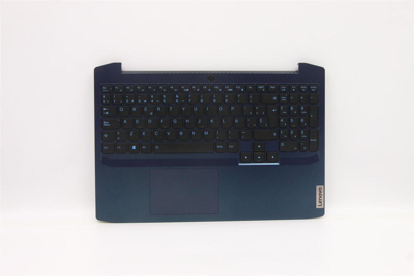 Lenovo Gaming 3-15ARH05 Keyboard Palmrest Top Cover Spanish Blue 5CB0Z37650