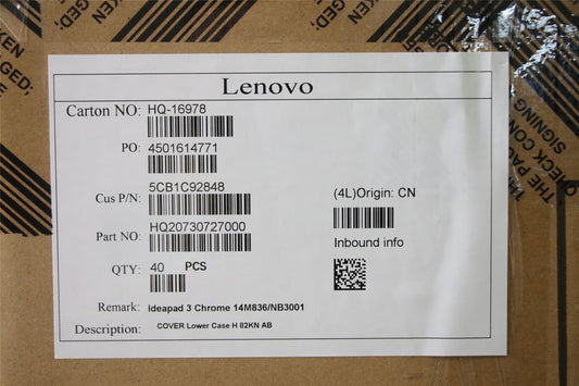 Lenovo IdeaPad 3 14M836 Bottom Base Lower Chassis Cover Blue 5CB1C92848