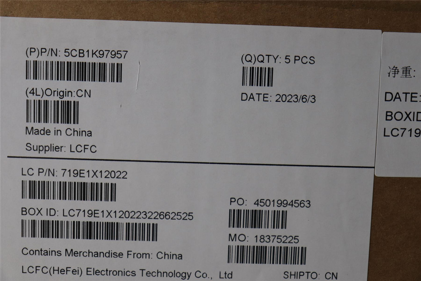 Lenovo Upper Case ASM_POR L82XL NFP AGNBL 5CB1K97957