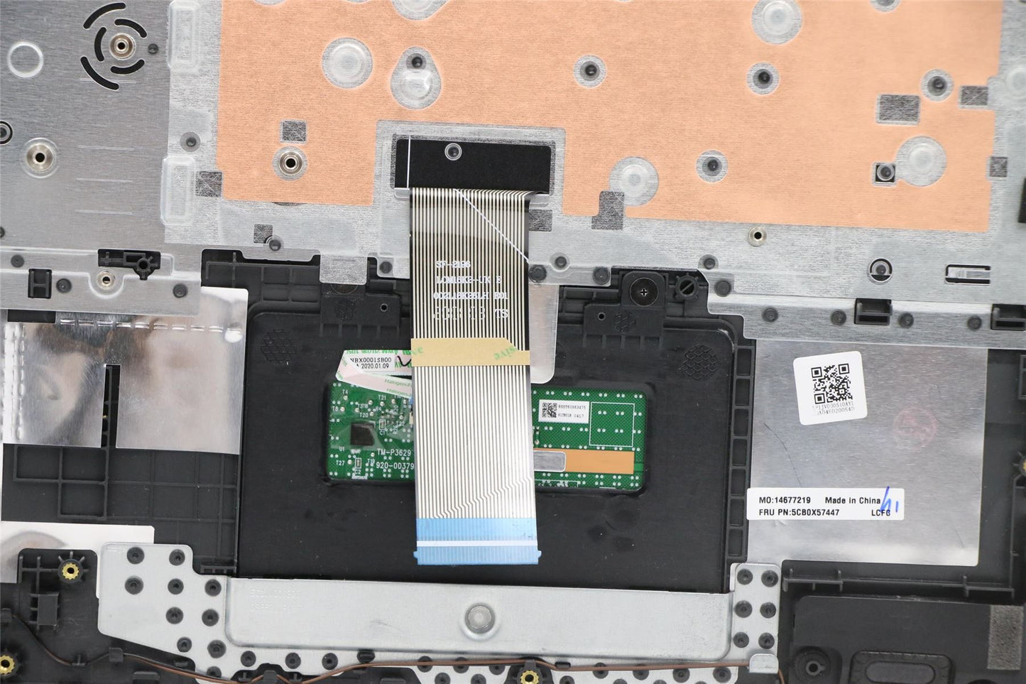 Lenovo IdeaPad 3-15IIL05 3-15IGL05 Keyboard Palmrest Top Cover UK 5CB0X57447