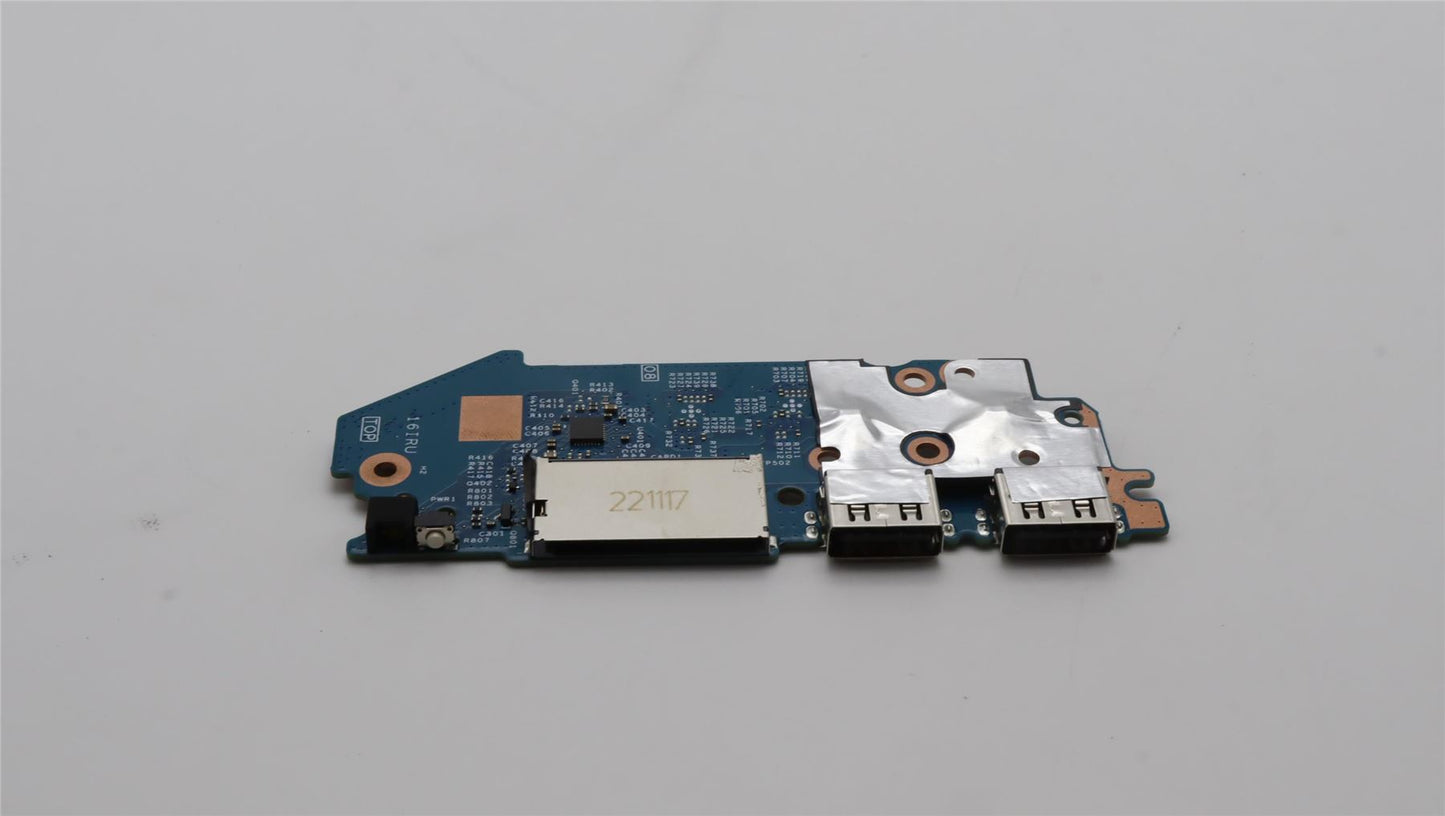 Lenovo IdeaPad 5 16IRU8 USB-A SD Card Reader Board 5C50S25520