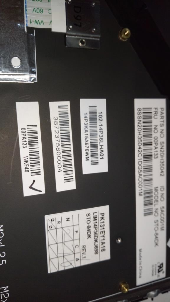 Lenovo Yoga 260 Keyboard Danish Black Backlit 00PA133