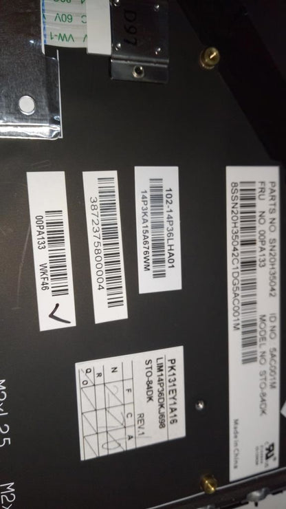 Lenovo Yoga 260 Keyboard Danish Black Backlit 00PA133